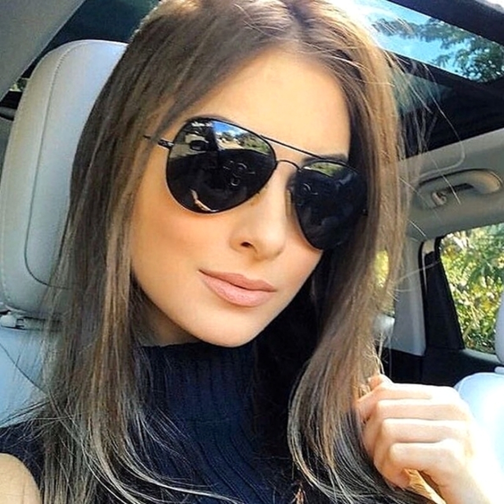 LIKE NEW Ray Ban Black Aviator RB3025 Sunglasses Men and Women